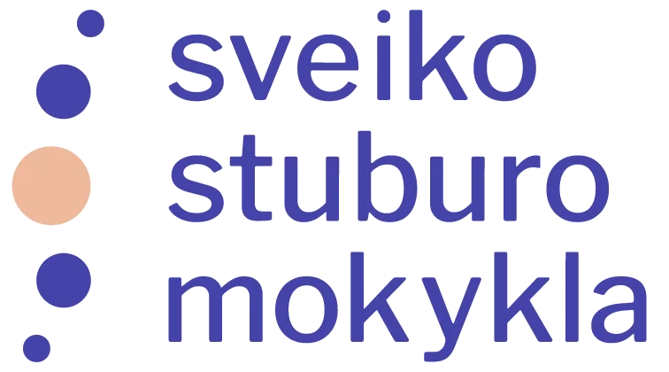 sveiko stuburo mokykla logo
